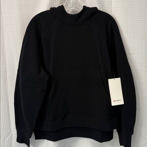 Lululemon Scuba Oversized Side-Slit Hoodie ~ Size XS/S ~ Black ~ NWT